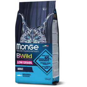 Monge BWild Cat Anchovies корм для взрослых кошек с анчоусами
